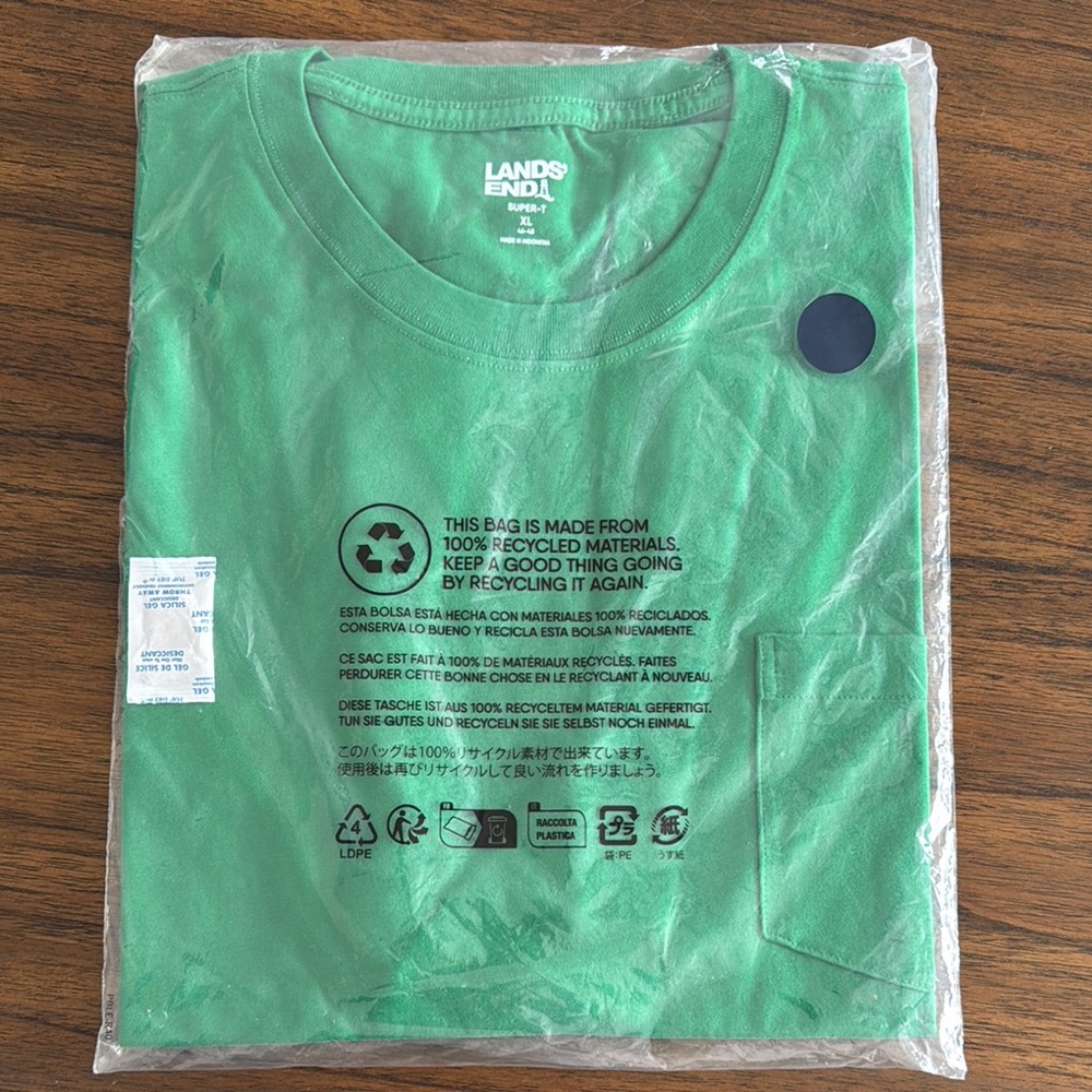 Lands' End Green T-Shirt